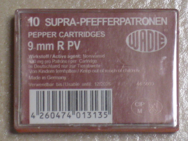 produkt_Supra-Pfeffer-Patronen 9mm Revolver 10 Stück